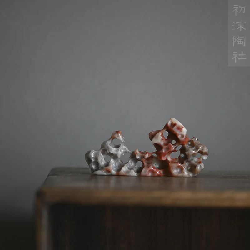 ★Spray at the beginning of the jingdezhen hand-carved tea pillow aside accompany jade brush the tea-table small place