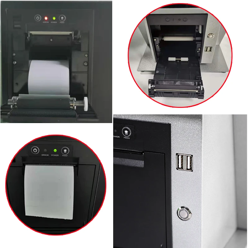 15 Inch Capacitive Single Touch Screen Cash Register Built in 80mm Thermal Receipt Printer Hardware Pos System for Supermarket