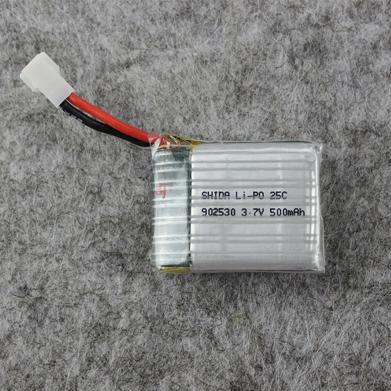 

Original 3.7V 500mAh Lipo Battery Spare Part Suit for Wltoys F949 V931 XK K123 Fixed-wing V931/AS350 Battery Accessory