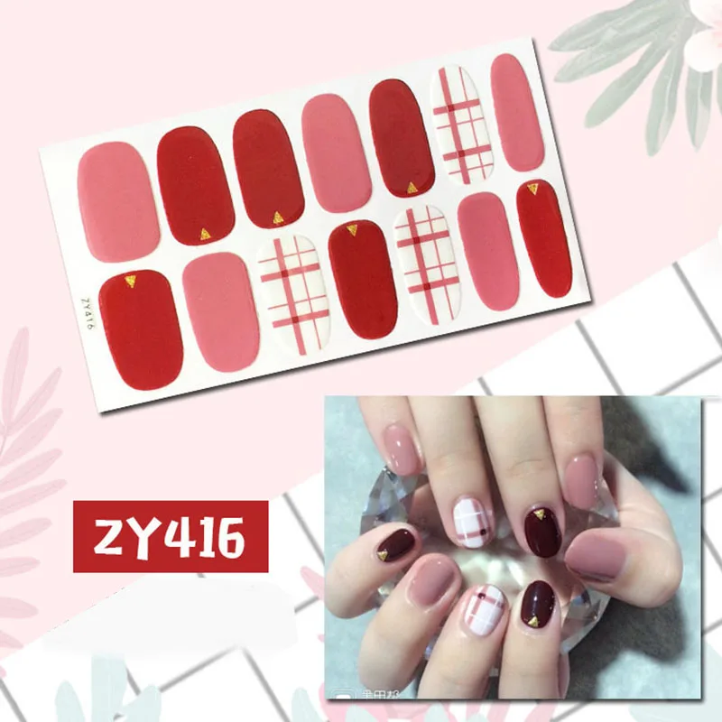 Cute and simple Nail stickers, powder nail stickers, All stickers are waterproof and durable