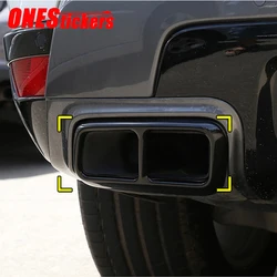 Stainless Steel Car Styling Accessories Exhaust Pipe Cover Trim For Land Rover Range Rover Sport RR Sport L494 2018 2019 2020