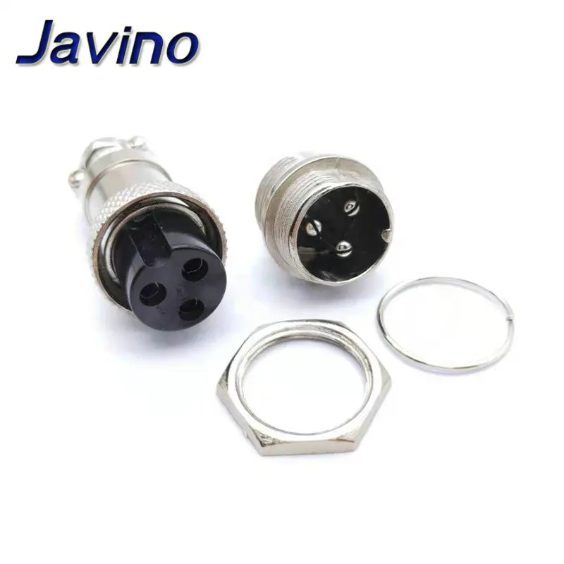 1set GX16 2/3/4/5/6/7/8/9 Pin Male & Female 16mm L70-78 Circular Aviation Socket Plug Wire Panel Connector