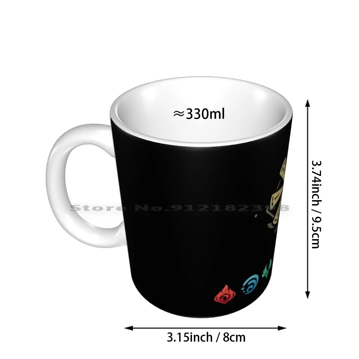 Genshin Impact Impact Ceramic Mugs Coffee Cups Milk Tea Mug Genshin Impact Genshin Impact Game Genshin Impact Paimon Genshin