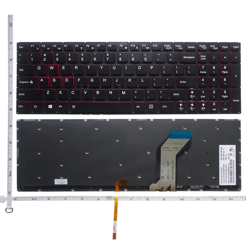 US/UK/RU New for Lenovo Ideapad Y700 Y700-15 Y700-15ISK Y700-15ACZ Y700-17ISK Y700-15ISE English Backlit Keyboard SN20H54489