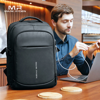 Mark Ryden Man Backpack Multifunctional Waterproof 15.6inch Laptop Multi-layer Pockets Bag Man USB Charging School Backpack