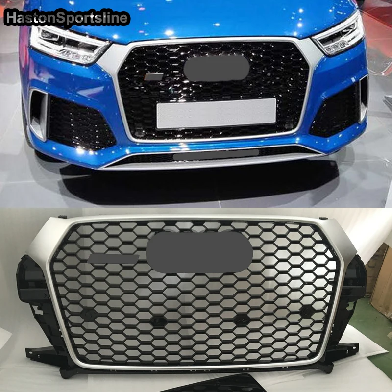 

RSQ3 Style Front bumper Grill grille for Audi Q3 SQ3 Sline 8V 2016-2018 Car Styling Accessories