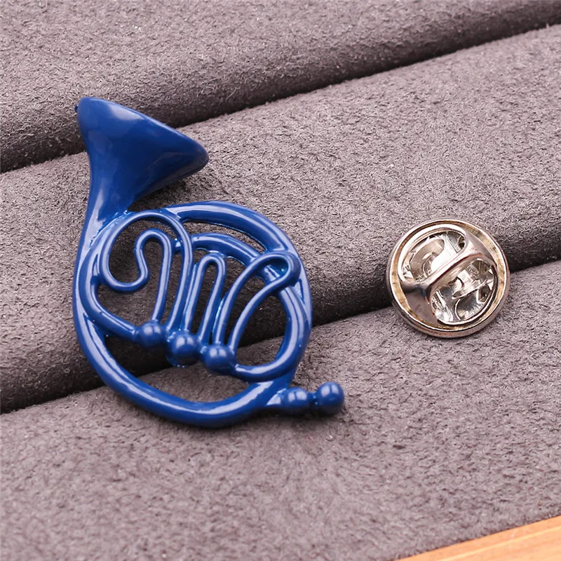 How I Met Your Mother Blue French Horn Pins Women/Men Brooches TV Series Jewelry