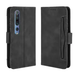 For Xiaomi Mi 10 Pro Multi-card slot Leather Book Flip Design Wallet Case Soft Cover For Xiaomi Mi10 5G