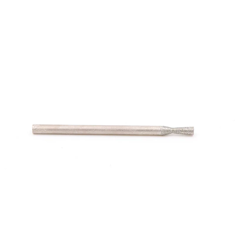 5 Stks/set 2.35Mm Shank Diamant Slijpen Naald Hoofd Gecoat Gemonteerd Bit Cutter Jade Carve Gereedschap Graveren Rotary Burr Dremel tool