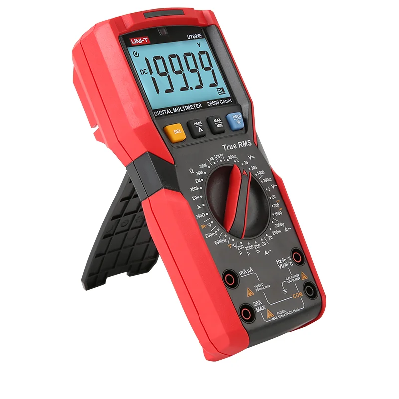 UNI-T UT89XE Digital Multimeter; manual range True RMS full-function anti-burn protection digital display electric meter