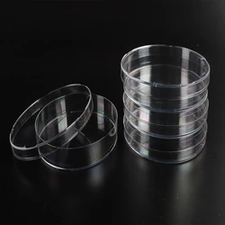 Placa de Petri estéril de poliestireno de grado médico, suministros escolares de 90x15MM para laboratorio, células biológicas, bacterias, 10 unidades