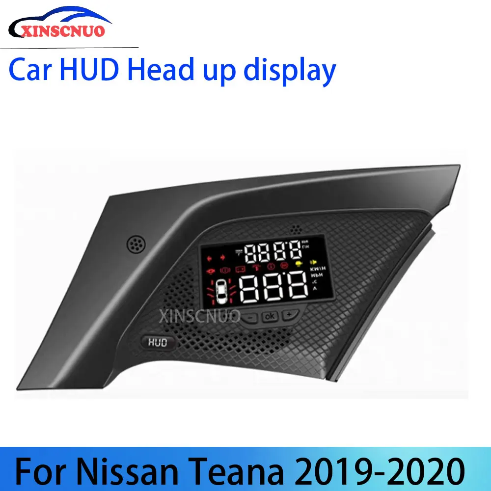 

XINSCNUO Airborne computer OBD Car HUD Head Up Display For Nissan Teana 2019 2020 Safe Driving Screen OBD Speedometer Projector