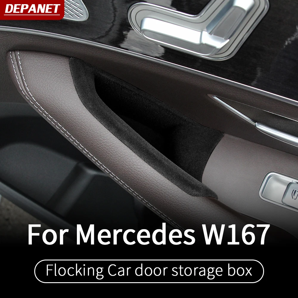 

Door storage box for Mercedes gle w167 gls w167 x167 gle carbon gle2019 2020~2024 gle 350/amg 450 500e amg ixterior accessories