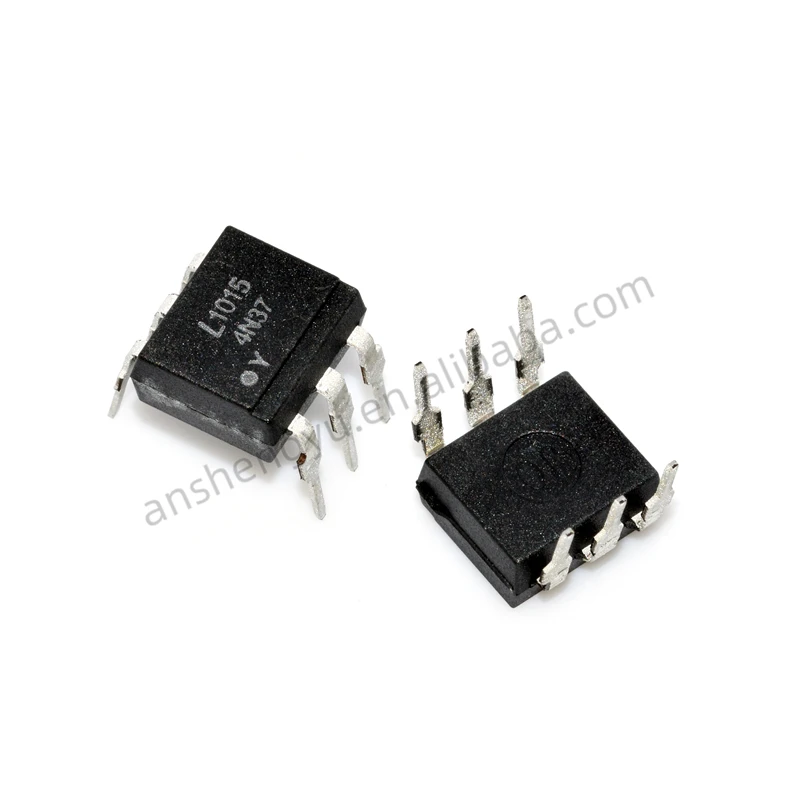 Base de transistor Opto-isolateur à puces IC d'origine, 4N37, 4A37, L1015, sortie 1500 uréthane, ms 6-DIP, DIP, composants électroniques, BOM, nouveau, 5 pièces