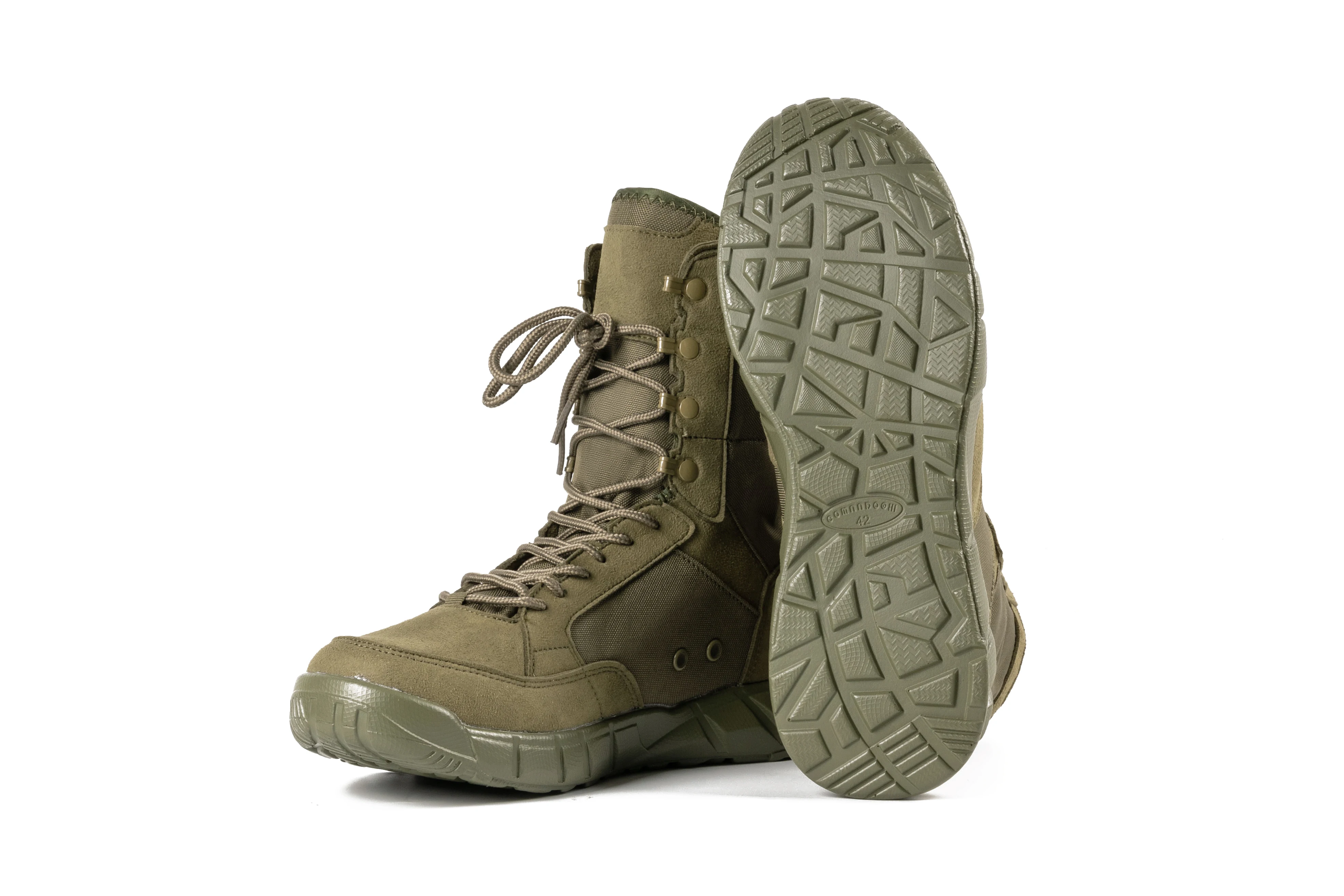 Made In China Light Style Green Tactical Hiking Training Boots Unisex