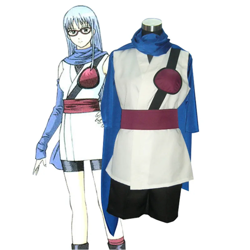 

Gin Tama Silver Soul Cosplay Ayame Sarutobi Costume Full Set