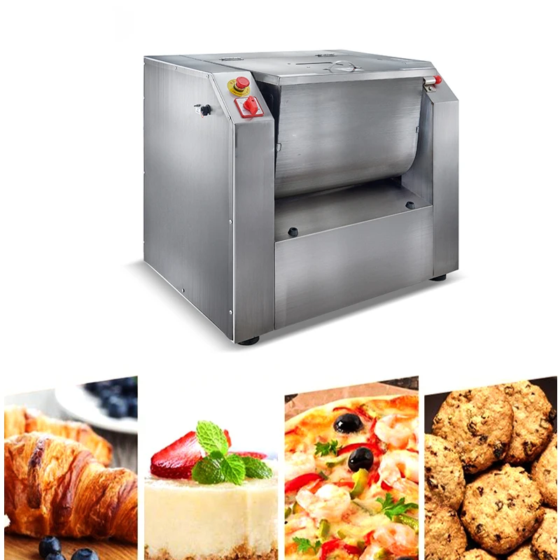 

Heavy-Duty Dough Maker Machine Stainless Steel Flour Mixers Commercial Food Spin Mixer Bread Kneader