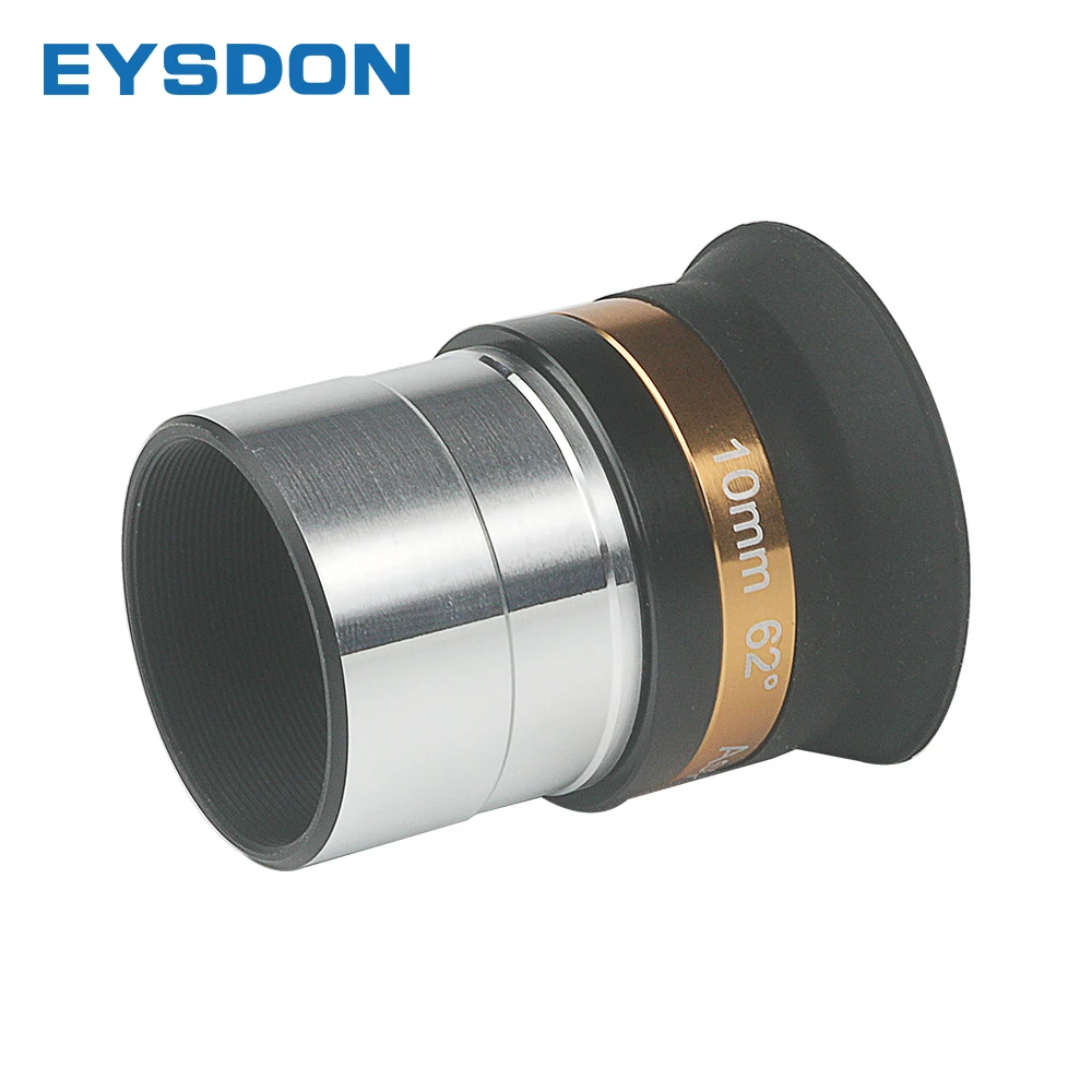 EYSDON 10mm 62° Aspheric Eyepiece 1.25 Inch Lens Ocular for Astronomical Telescope