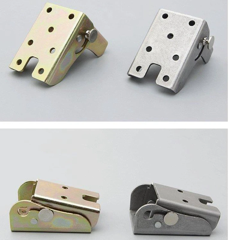 Charnière pliante à angle droit auto-bloquante résistante à 90 degrés, connecteur de table, support de jambe de chaise, connexion, 1PC