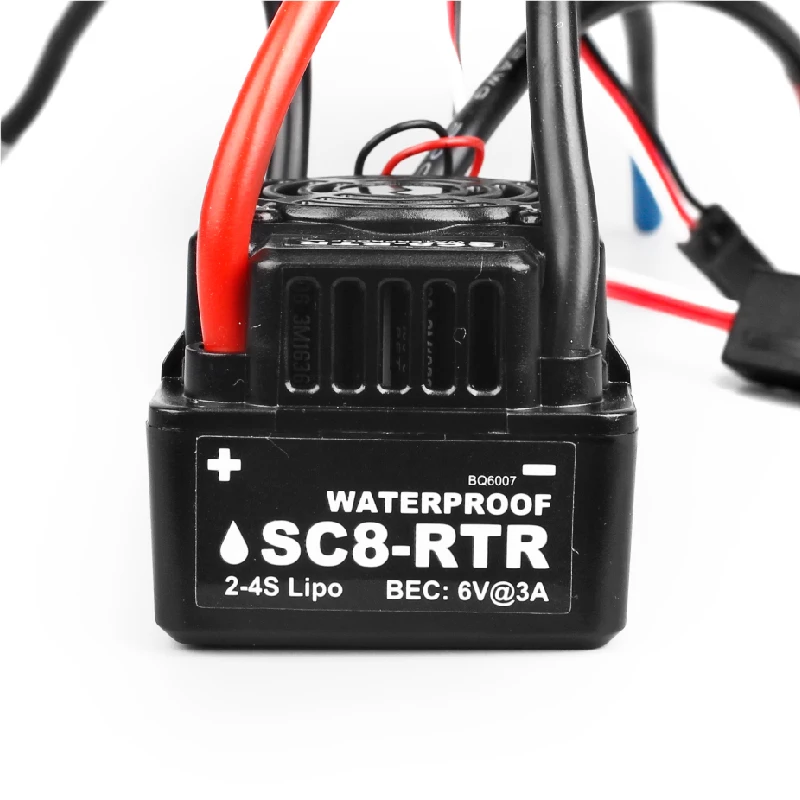 EZRUN WP SC8 Waterproof 120A Brushless ESC 1:10 off-road big foot short truck RTR version