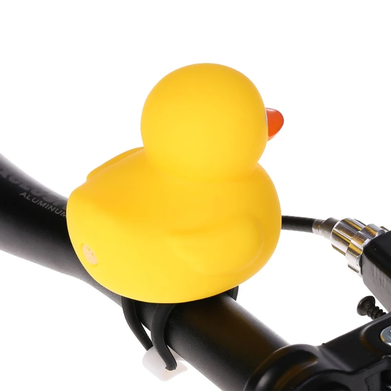 Small Yellow Duck Bells Head Lights Mountain Bike Handlebar Cartoon Ring