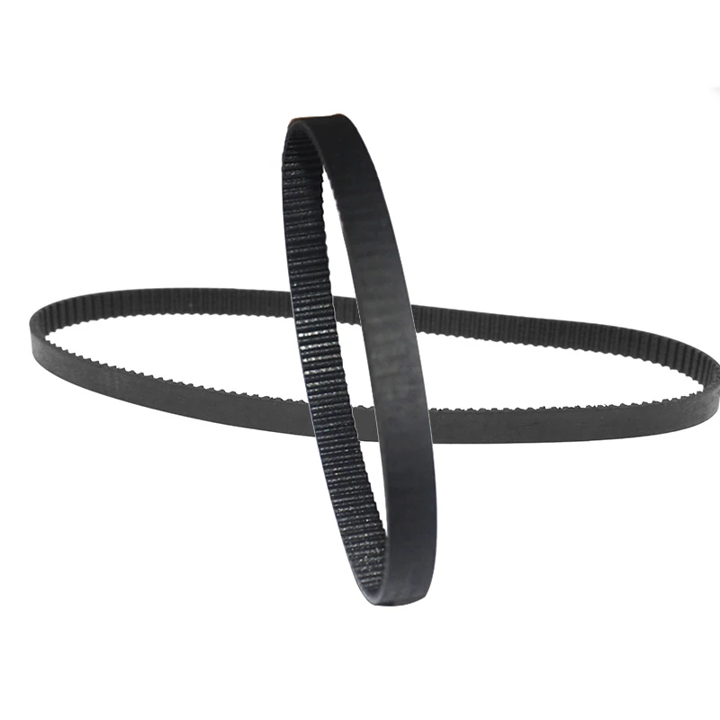 1x L640-860mm Width 6mm 2GT/GT2 Synchronous Conveyor Timing Belt  Annular Closed Circular Arc Teeth Rubber Fiberglass Reinforced