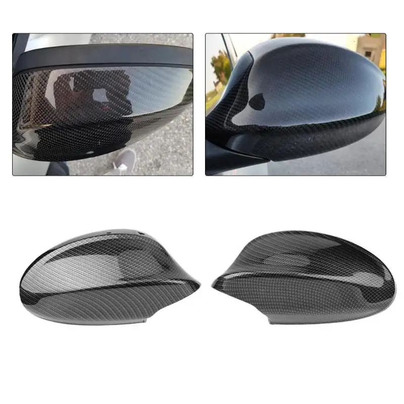 Rhyming Rearview Mirror Cover Cap Wing Side Rear view Covers Caps Fit For BMW E90 E91 2005-2008 E81 E82 Car Accessories