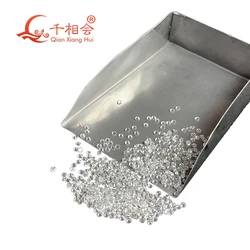 D white color vvs 0.9mm to 2.9mm small melee size moissanite round shape loose stone for jewelry making