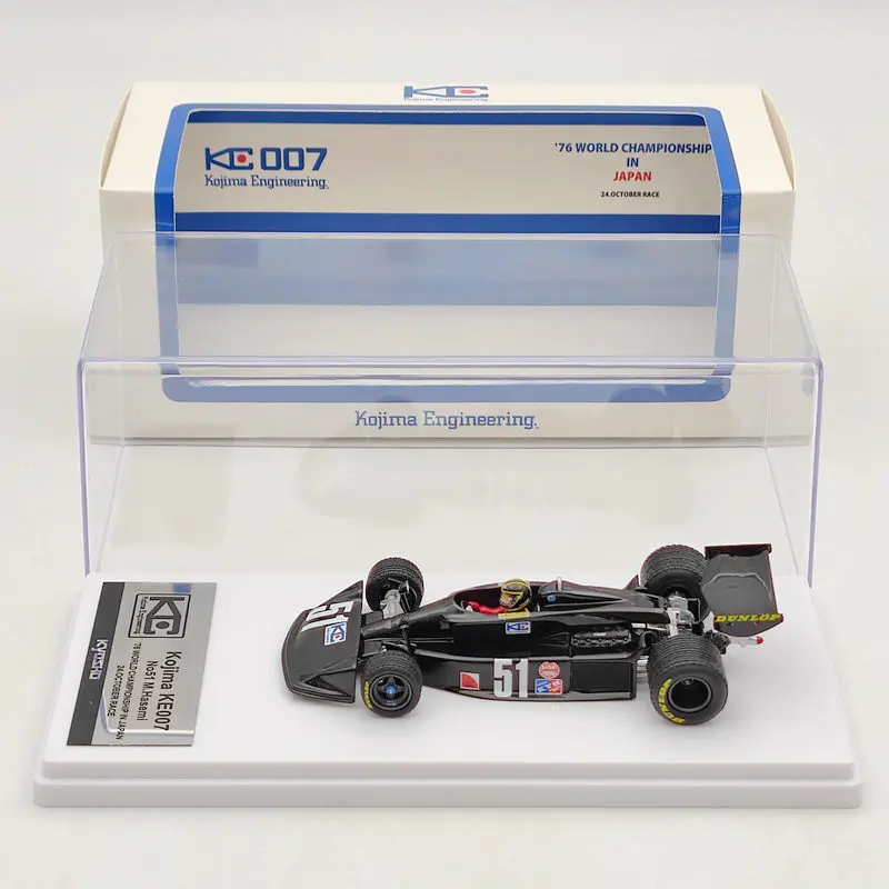 

Kyosho 1:43 KOJIMA KE007 1976 FUJI F1 Japan GP Final Ver. #51 M.Hasemi KR431013 Racing Resin Model Car Limited Toys Gifts