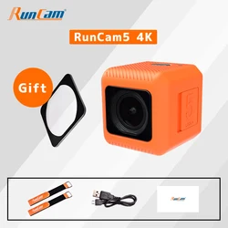 RunCam Action Camera 4K 2.7K@60FPS RunCam 5 Orange Black RunCam5 Stabilizer Sport Drone RC Car for FPV EIS