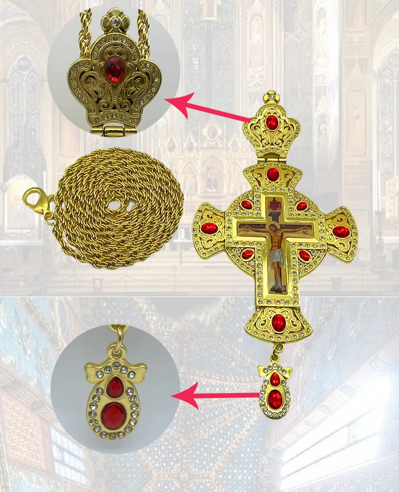 kreuz deko katholische kreuz russisch ortodoxische kreuz Jesus Kruzifix Wand Orthodoxe Kreuz ChurchDdecoration Christian Decor Russische Orthodoxe Kirche Liefert крестик православный – Detail 4