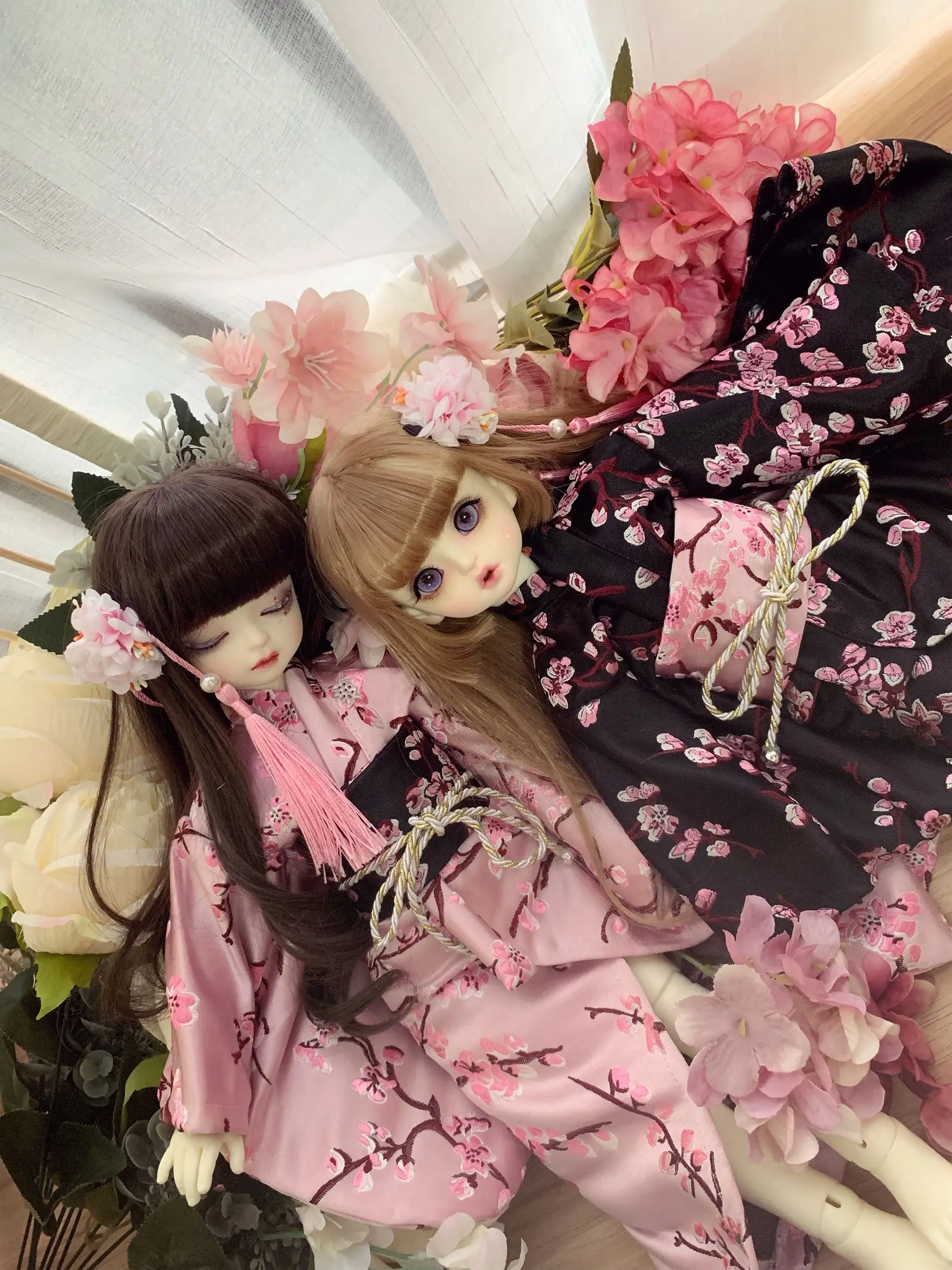 1/6 1/4 1/3 scale BJD clothes accessories ancient costume Japanese kimono yukata for BJD/SD YOSD MSD SD13 doll C0455