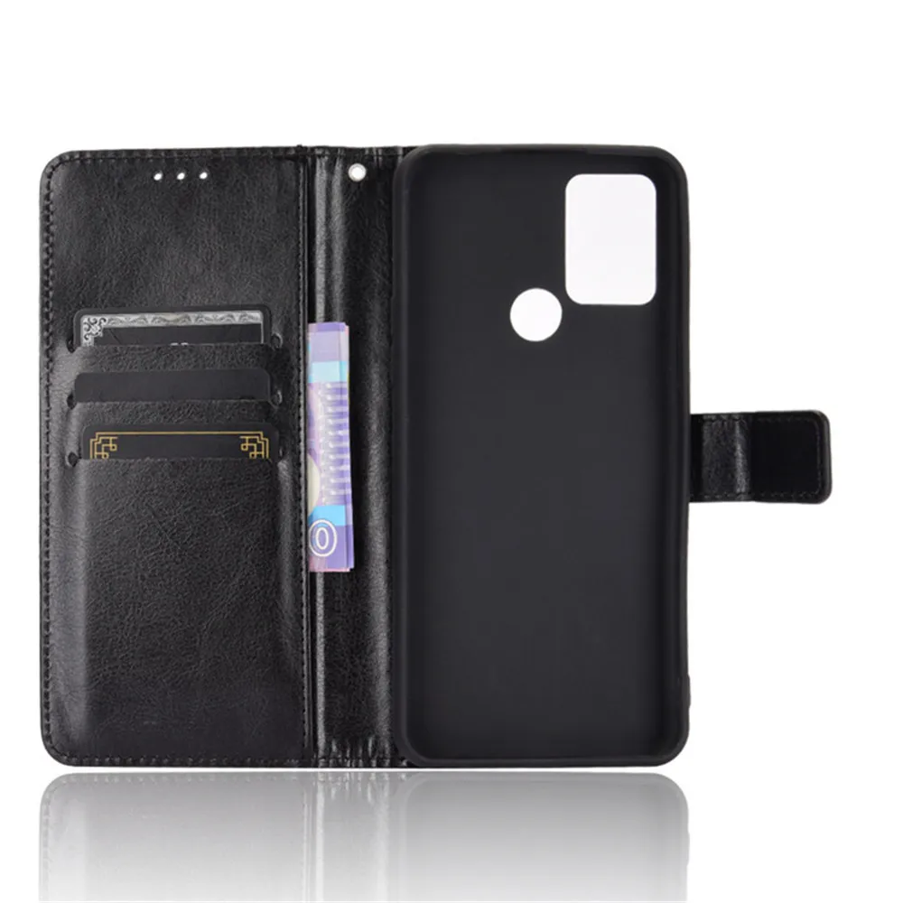 For HTC Desire 20 Plus Case Luxury Flip PU Leather Wallet Lanyard Stand ShockProof Case For Desire 20Plus 20+ Phone Bags