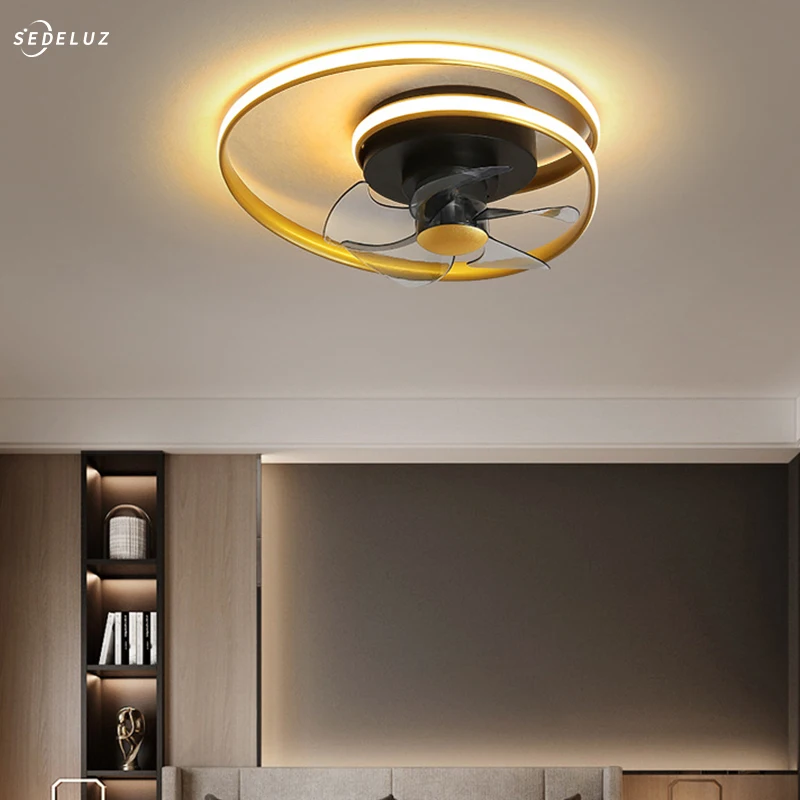 Modern Remote Control Ceiling Fan Light Bedroom Dining Room Living Room Light Minimalist Ceiling Fan Light