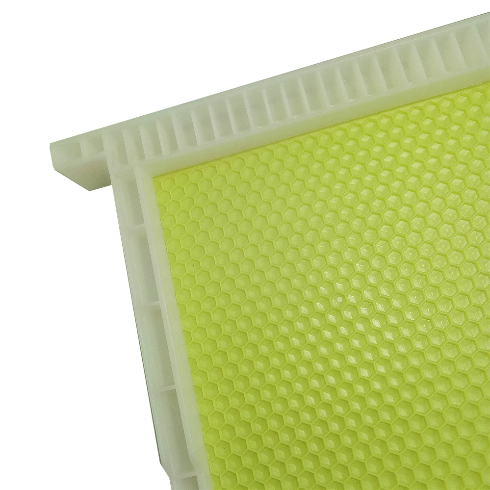 2pcs plastic honeycomb foundation sheet frame beehive frame beekeeping tool supply bee fame hive tool Apis mellifera cultivation