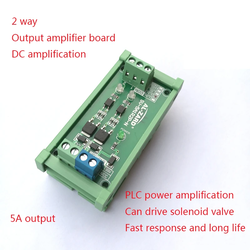 Electromagnetic Valve controller MCU PLC MOS Transistor Amplifier Board Input fully compatible PNP or NPN Output 3.3-24V