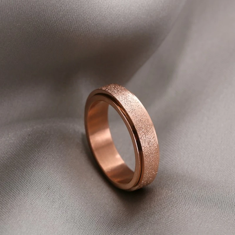 خاتم سبينر للنساء والرجال، خاتم فيدجيت من الفولاذ المقاوم للصدأ لتخفيف القلق باللون الذهبي والفضي والأسود بألوان قوس قزح