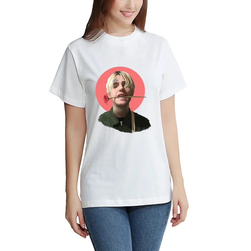 hip-hop print short-sleeve plus size T-shirt 2020 fashion women's white casual oversized tops T-shirt