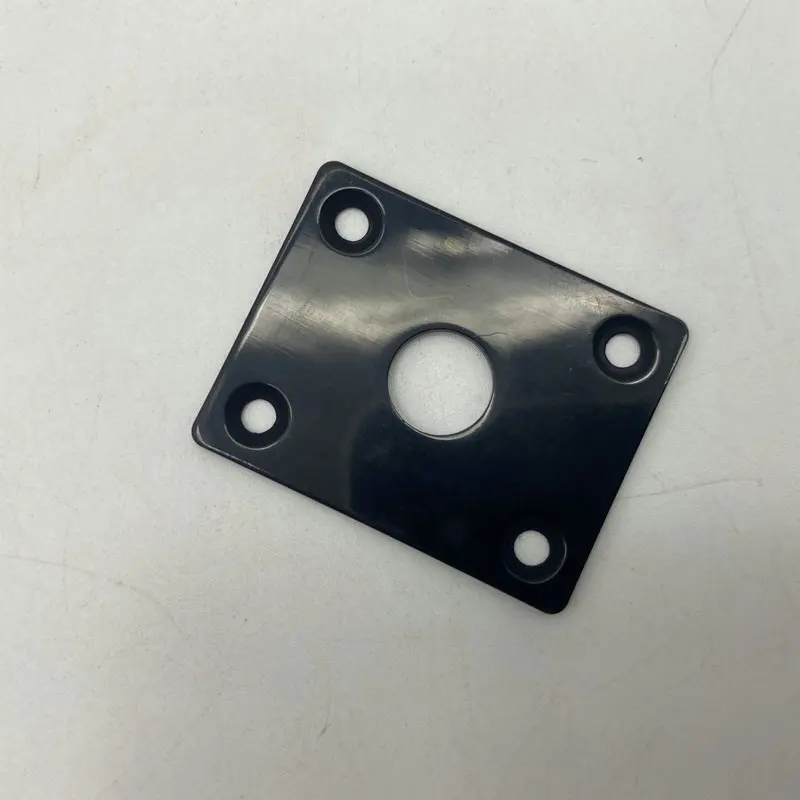 korea made Electric guitar and bass guitar Jack plate ,input plate goes with screws ,metal in black