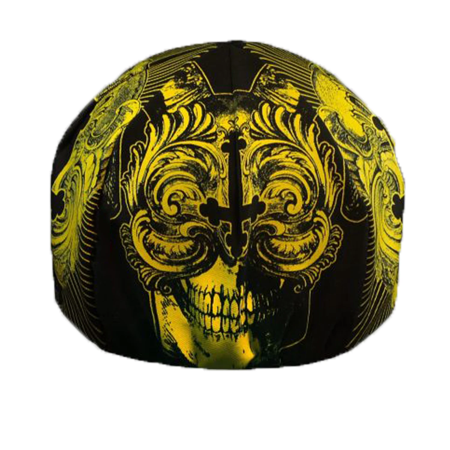 New Black Gold Color Skull  Cross Cycling Caps XIMATT Polyester/Fleece Quick Dry Bicycle Men\'s Balaclava Road Bike Hat 2021