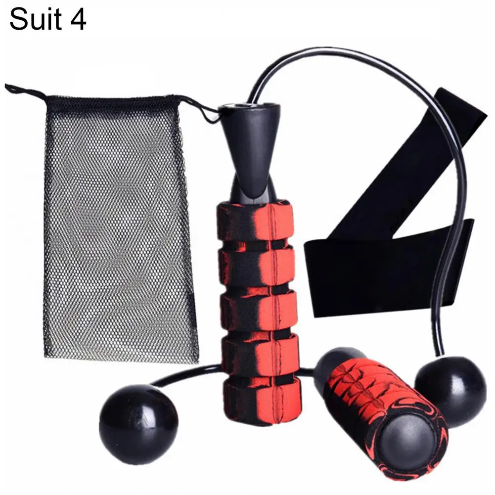 Ropeless Skipping Rope Weighted 360 Degrees Rotation B Bearing Small Ball Cordless Wireless Jump Rope for Fitness Training