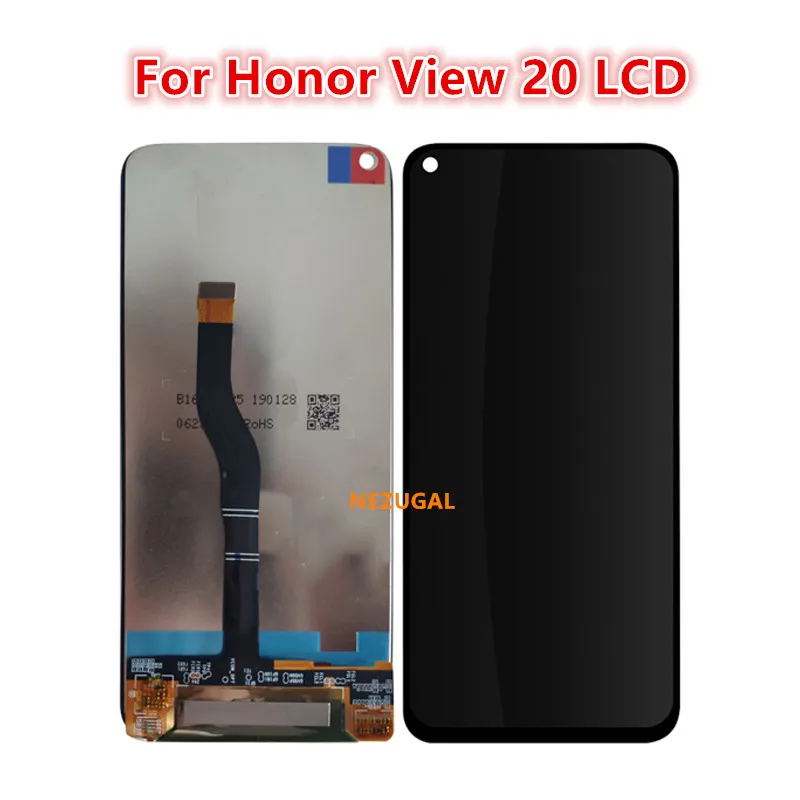 

Display For Huawei Honor View 20 LCD Touch Screen PCT-L29 Digitizer Assembly Replacement Part For Honor V20 View 20 LCD Display