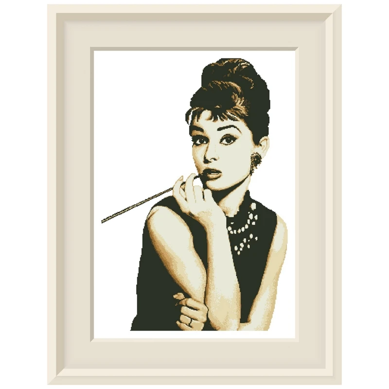 

Наборы для вышивки крестом Forever Goddess, наборы для рукоделия с узором, 18ct, 14ct, 11ct, ткань без печати, сделай сам, ручная работа