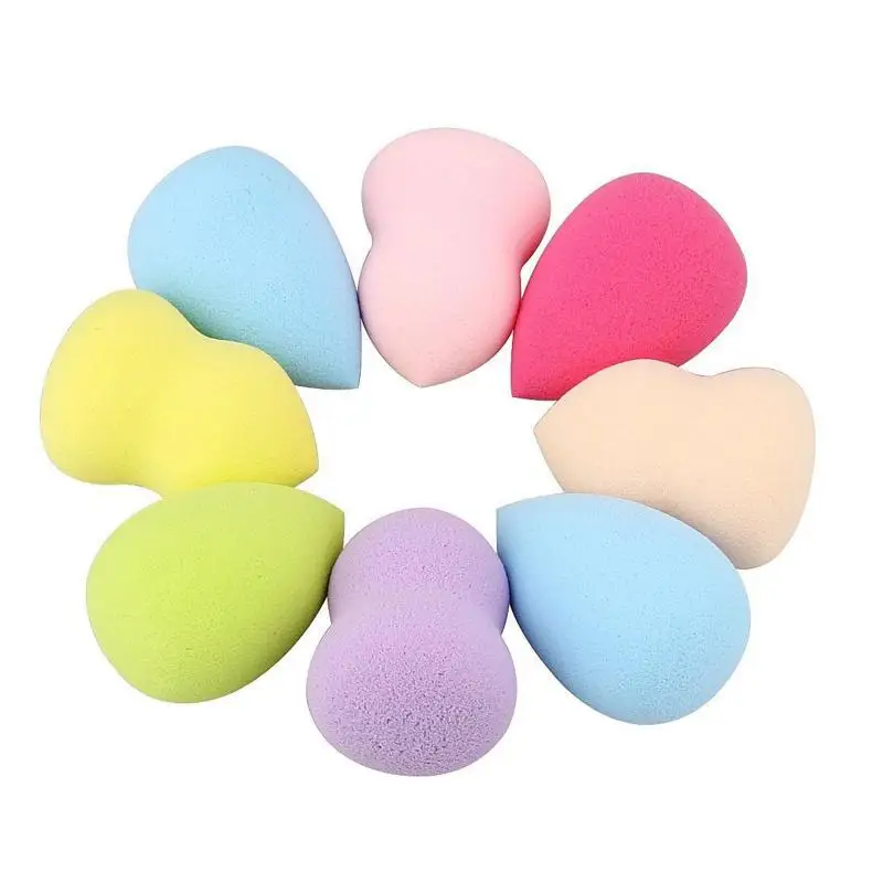 1pc Makeup Blender Beauty Egg Set Gourd Water Drop Puff Makeup Puff Set Colorful Cushion Cosmestic Sponge Tool Wet And Dry Use