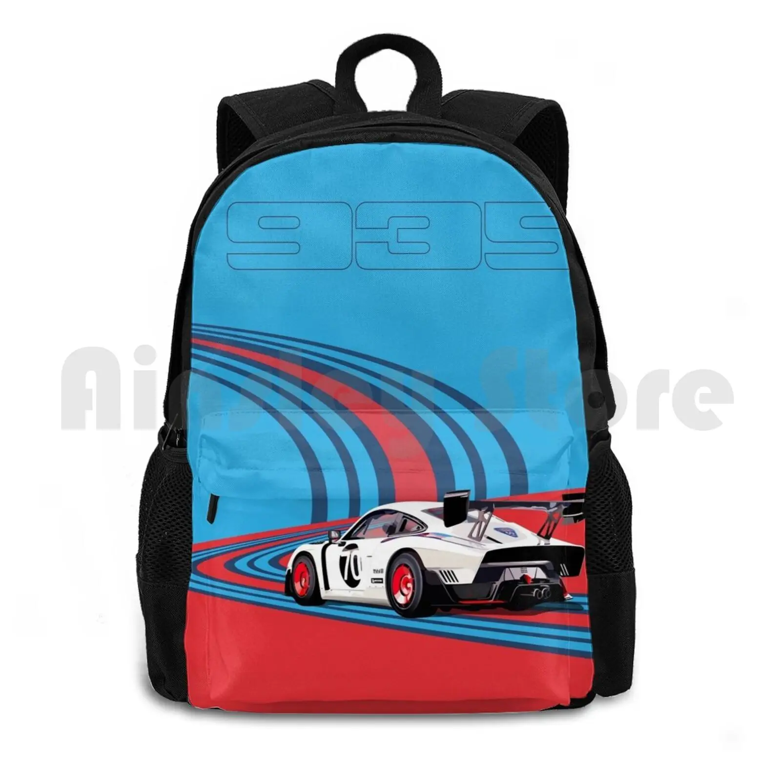 935 Outdoor Hiking Backpack Riding Climbing Sports Bag 935 Flat Six Penalty Racing Sports Car 964 993 Gt3 Classic Vintage Turbo