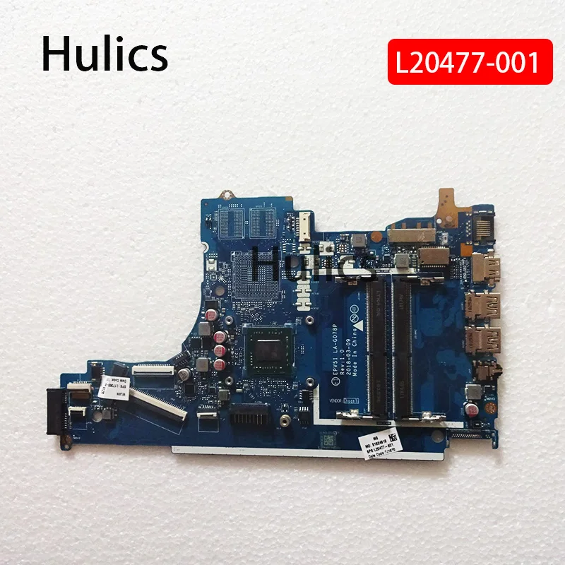 

Hulics Used L20477-601 Motherboard For HP Pavillion 15-DB LA-G078P Core AM9425 A9-9425 CPU Mainboard L20477-001