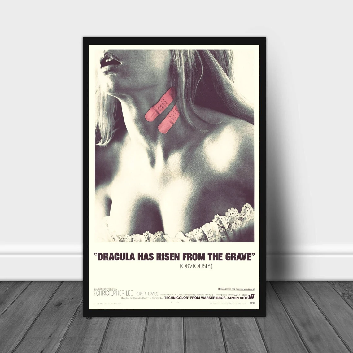 Dracula Has Risen from the Grave Movie Poster Canvas Print Home Wall Painting Decoration (No Frame)