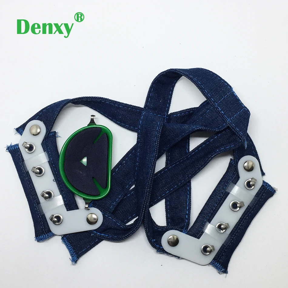 Denxy 3pc Orthodontic Combination head cap Headgear Strap extraoral anchorage  attachment product Orthodontic Dental bracket