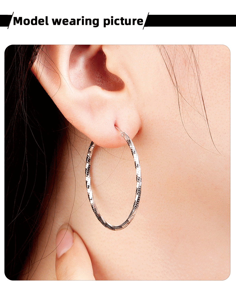 Somi Lia Neue Kollektion 100% 925 Sterling Silber Farbige Leuchtende Klare CZ Kreisförmige Creolen für Damen Mode-Ohrringe Schmuck – Detail 8
