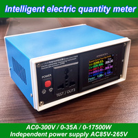 Intelligent AC220V Electric Quantity Electric Parameter Measuring Instrument Power Meter Digital Power Meter Ammeter Voltmeter